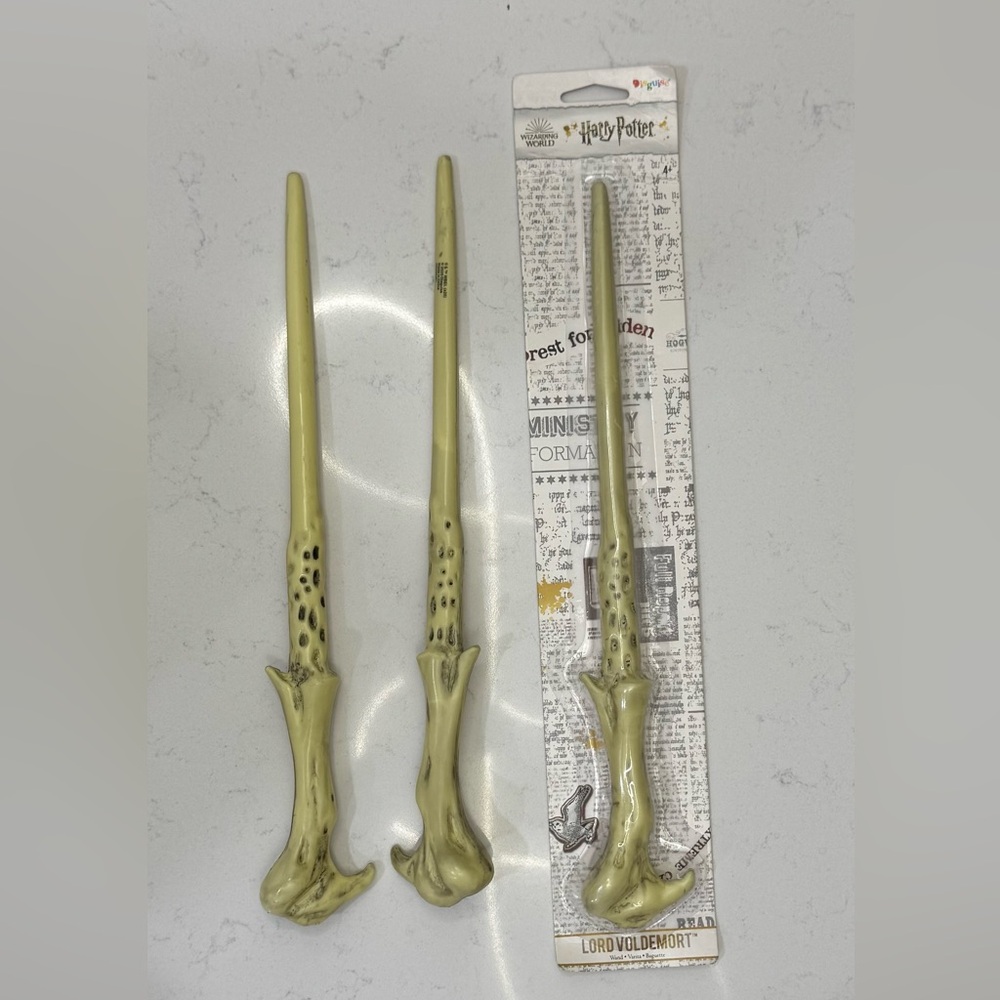 Set of 3 Wizarding World Lord Voldemort Wands